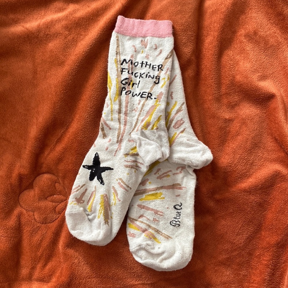 Mother Fucking Girl Power. socks
